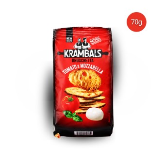 KRAMBALS® Bruscheta Tomato & Mozzarella 70gr KRAMBALS® Bruscheta Tomato & Mozzarella 70gr