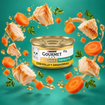 PURINA® Gourmet Gold Tartelette mit Huhn und Karotte 85g PURINA® Gourmet Gold Tartelette mit Huhn und Karotte 85g