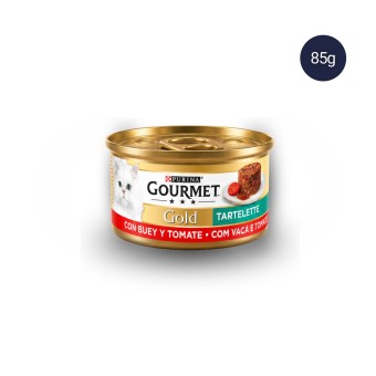 PURINAŽ Gourmet Gold Tartelette with Beef and Tomato 85g PURINAŽ Gourmet Gold Tartelette with Beef and Tomato 85g