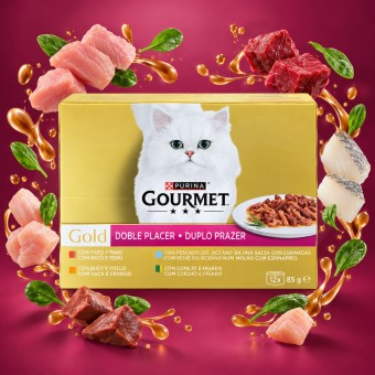PURINAŽ Gourmet Gold Double Pleasure 1020g PURINAŽ Gourmet Gold Double Pleasure 1020g