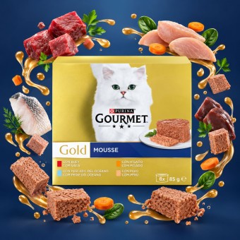 PURINA® Gourmet Gold Surtido de Mousse 680g PURINA® Gourmet Gold Surtido de Mousse 680g