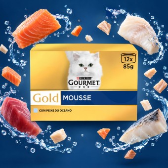 PURINA® Gourmet Gold Mousse al Pesce dell'Oceano 1020g PURINA® Gourmet Gold Mousse al Pesce dell'Oceano 1020g