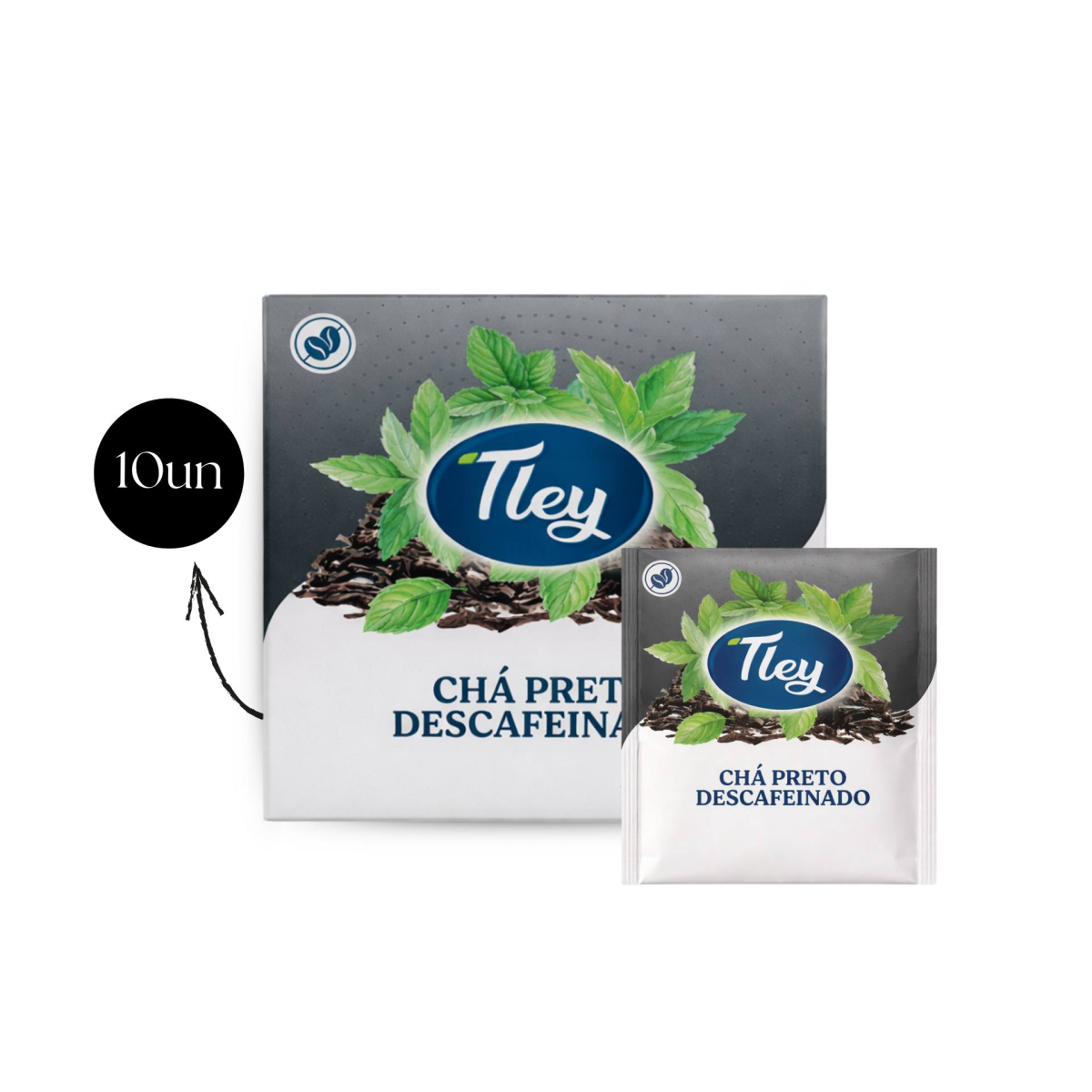 TLEY® Tea Decaffeinated Black 10 un. - GR00140VR00384 - PluriBrands