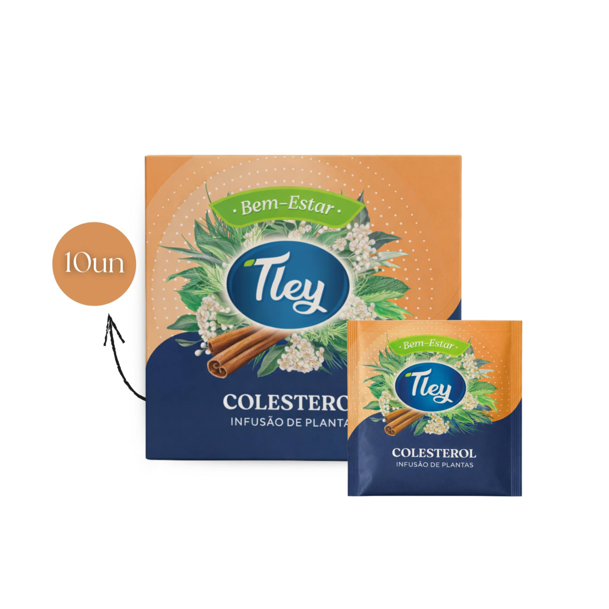 TLEY® Tea Colesterol 10 un. - GR00140VR00399 - PluriBrands