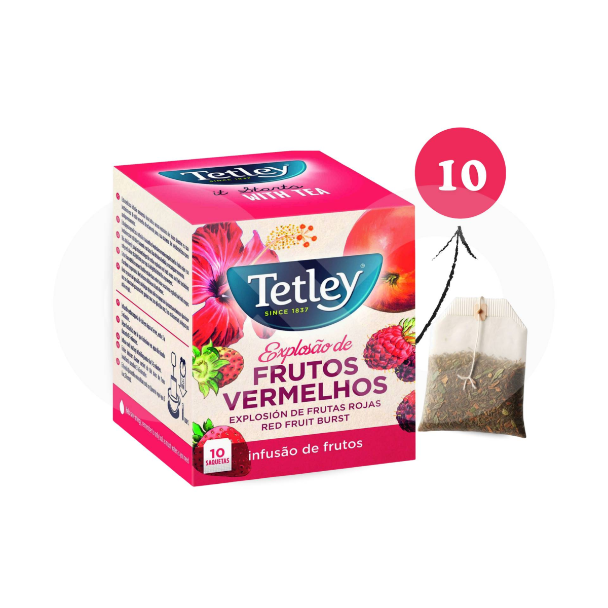 TETLEY® Thé Fruits Rouges 10 u. - GR00139VR00176 - PluriBrands
